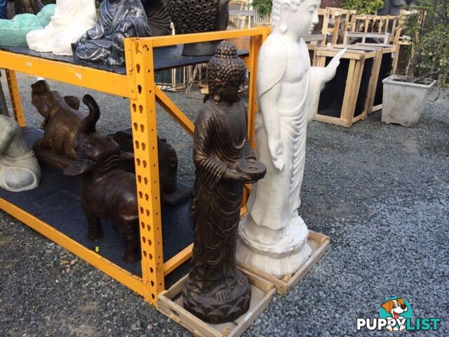 STATUE STANDING BUDDHA (WHITE)