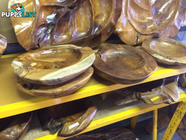 TEAK BOWL 30cm