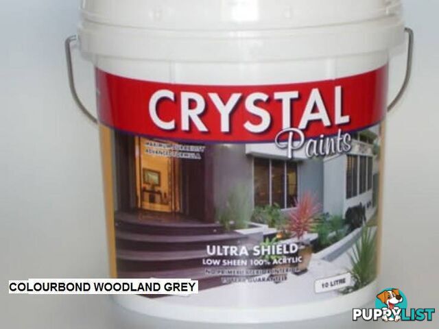 10 LITRE ACRYLIC ULTRA SHIELD CAULFIELD GREEN COLOURBOND PAINT