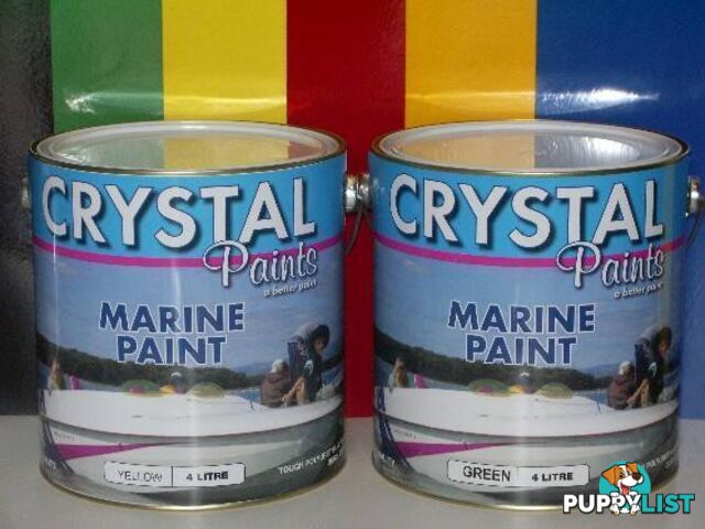 MARINE PAINT 1 X 4 LITRES 1 X 1 LITRE YOUR COLOUR CHOICE