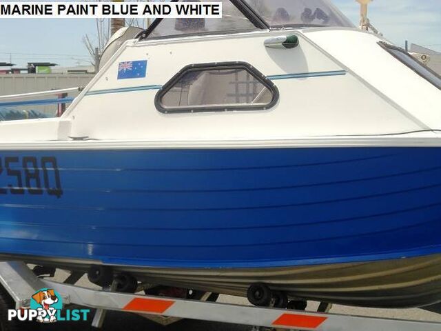 MARINE PAINT 2 X 4 LITRES CANS 1 PAC YOUR COLOUR CHOICE