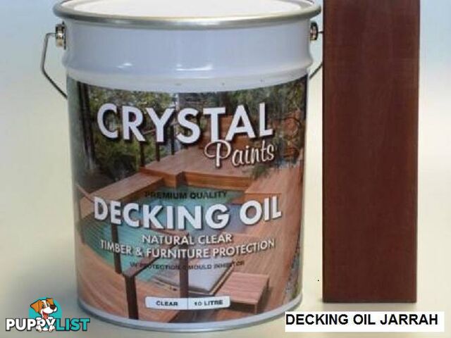 JARRAH DECKING OIL 10 X 10 LITRE HI QUALITY QLD MADE