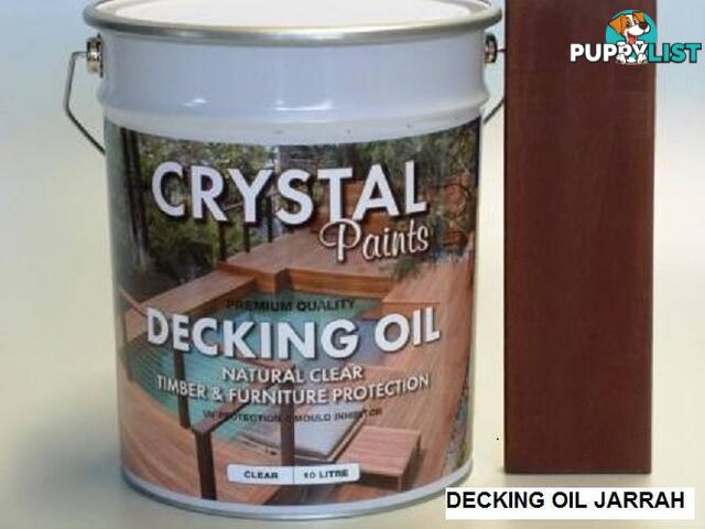 JARRAH DECKING OIL 30 LITRES PREMIUM GRADE AUSTRALIAN MADE