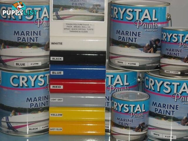 MARINE PAINT 4 X 1 LITRES CANS 1 PAC YOU CAN CHOOSE COLOURS