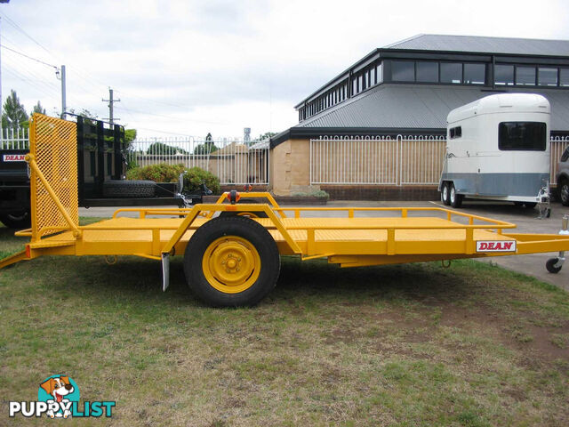 No.17HD Heavy Duty Single Axle Tilt Bed Plant Transport Trailer