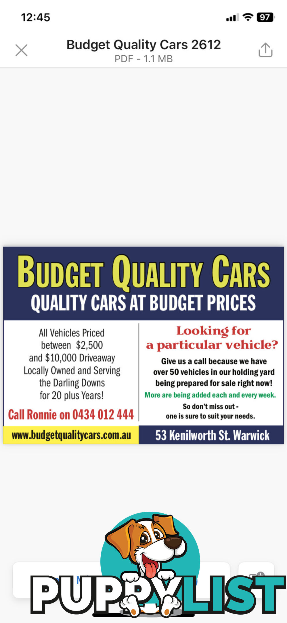 2007 Ford Falcon BF Sedan Automatic