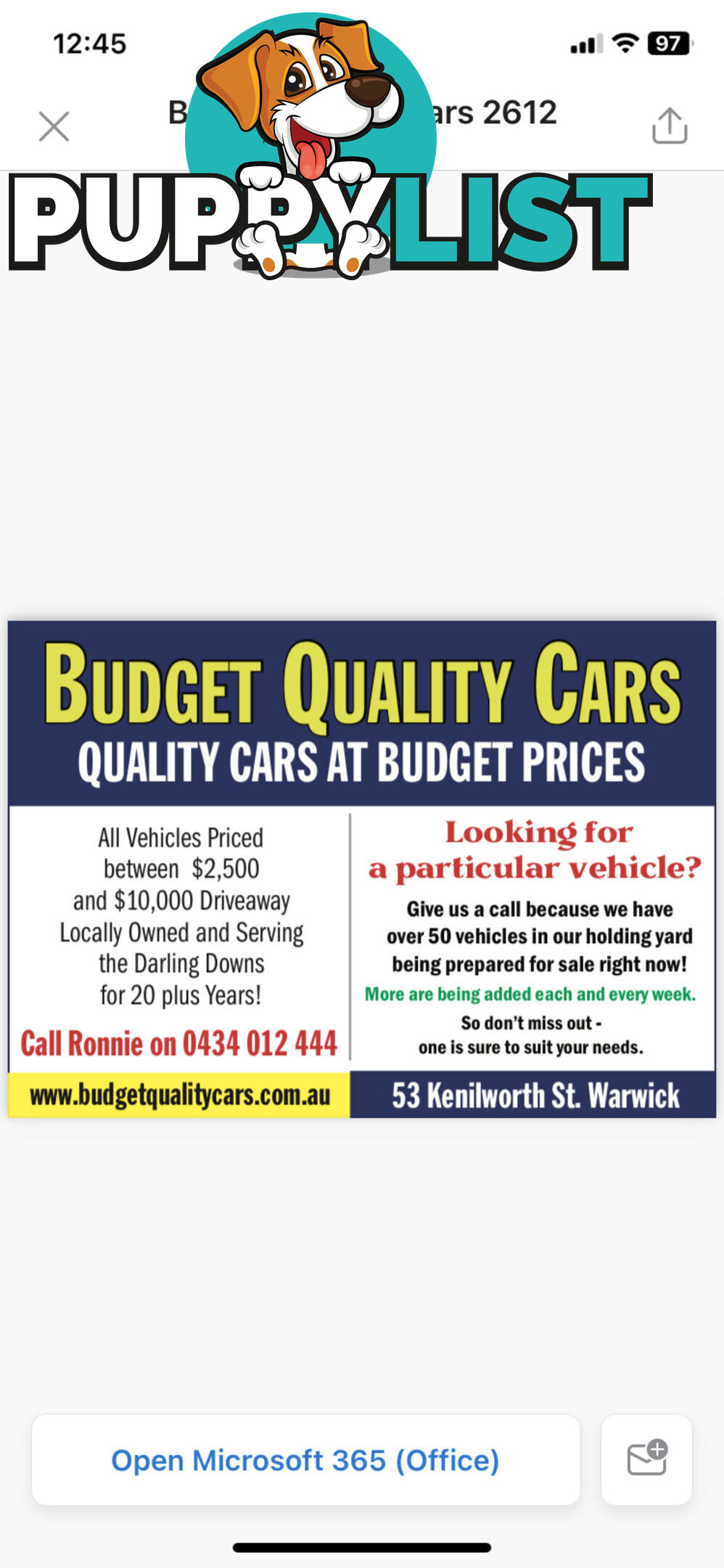 2003 Ford Falcon Sedan Automatic