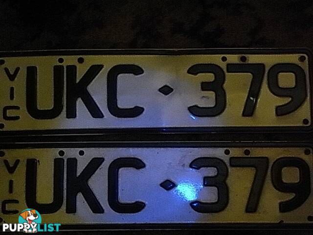 victroian slim line registration plates pickup or post 11,99