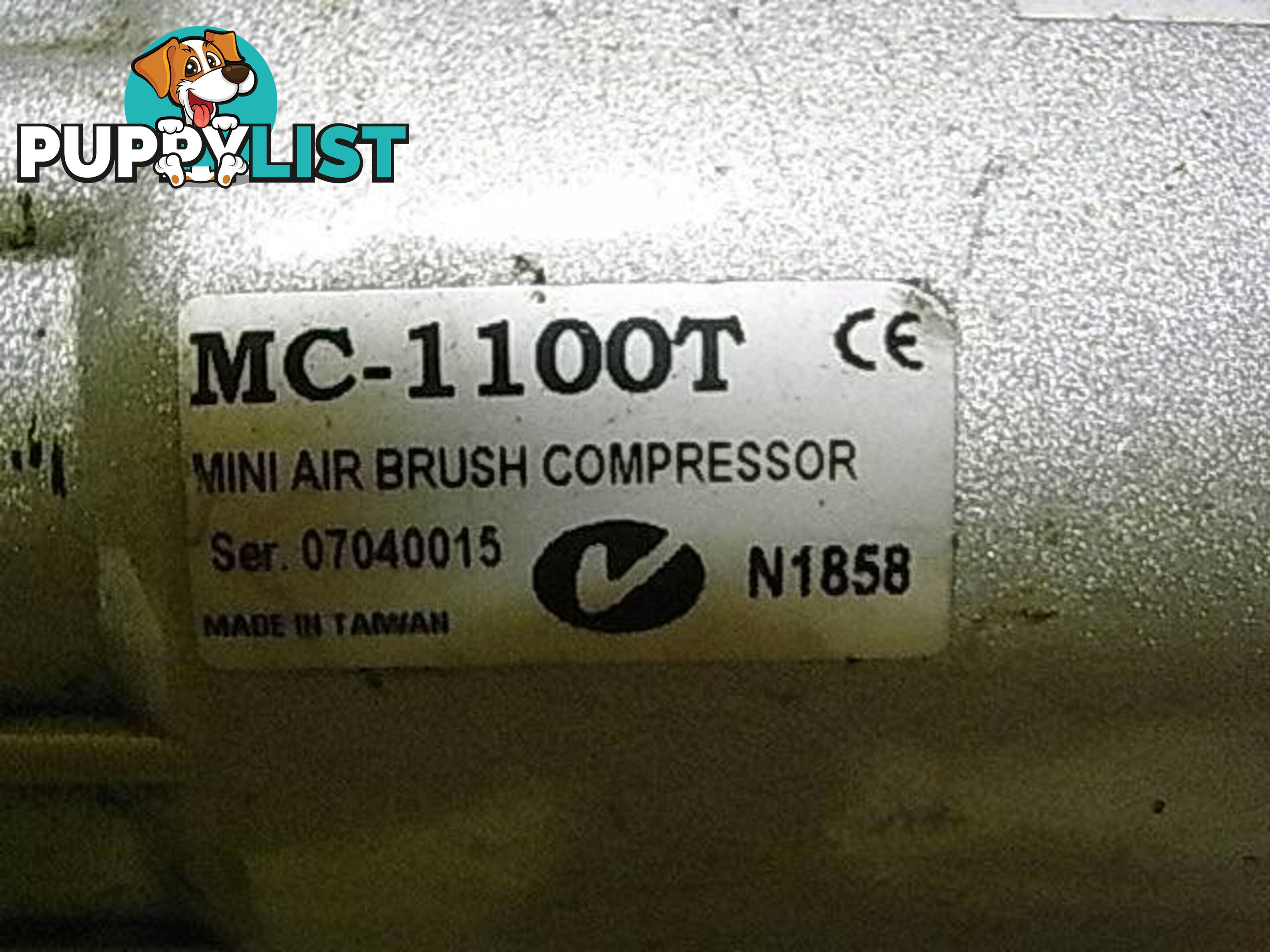 1/8 HP AIR BRUSH AIR COMPRESSOR MA25 MADE IN TAIWAN