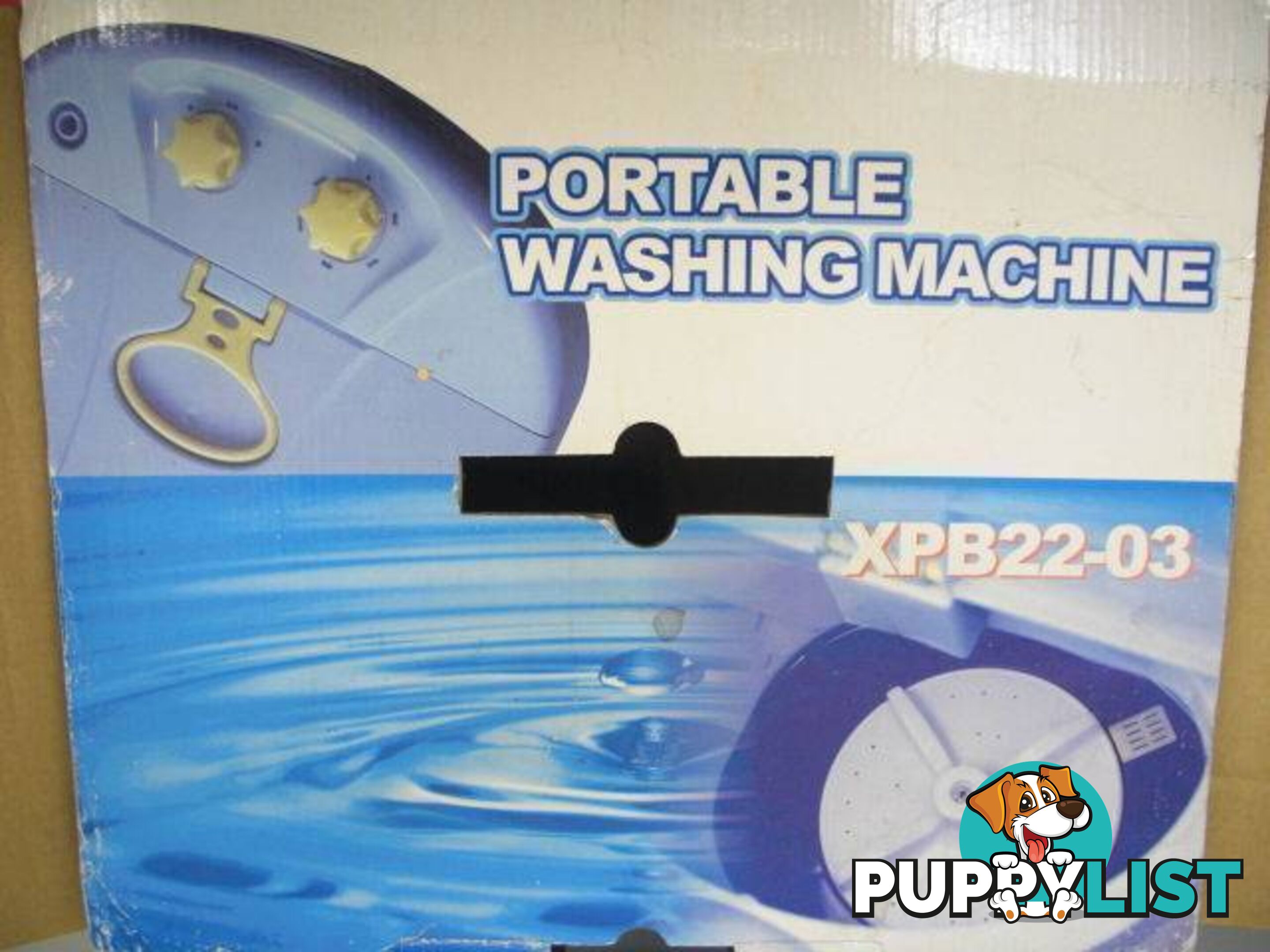 MOBILE WASHING MACHINE... 4KG. 240 VOLT SIZE 650 X 350 X 300 MM