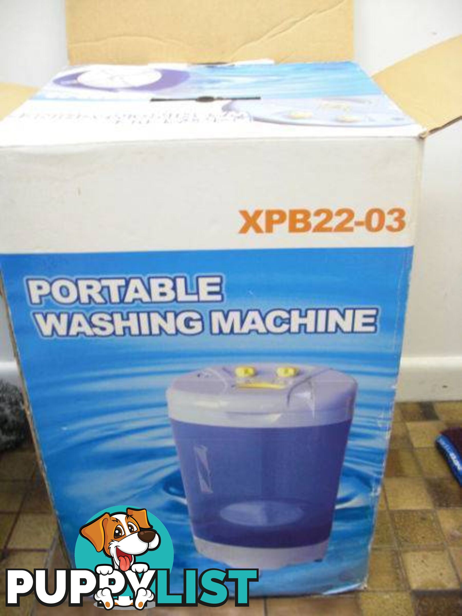 MOBILE WASHING MACHINE... 4KG. 240 VOLT SIZE 650 X 350 X 300 MM