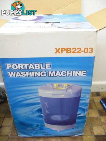 MOBILE WASHING MACHINE... 4KG. 240 VOLT SIZE 650 X 350 X 300 MM