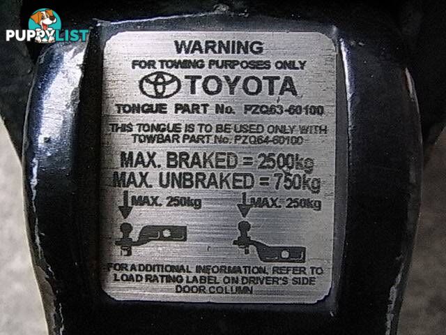 TOYOTA PRADO - PZQ64-60100 and TONGUE Part No - PZQ63-60100. pic