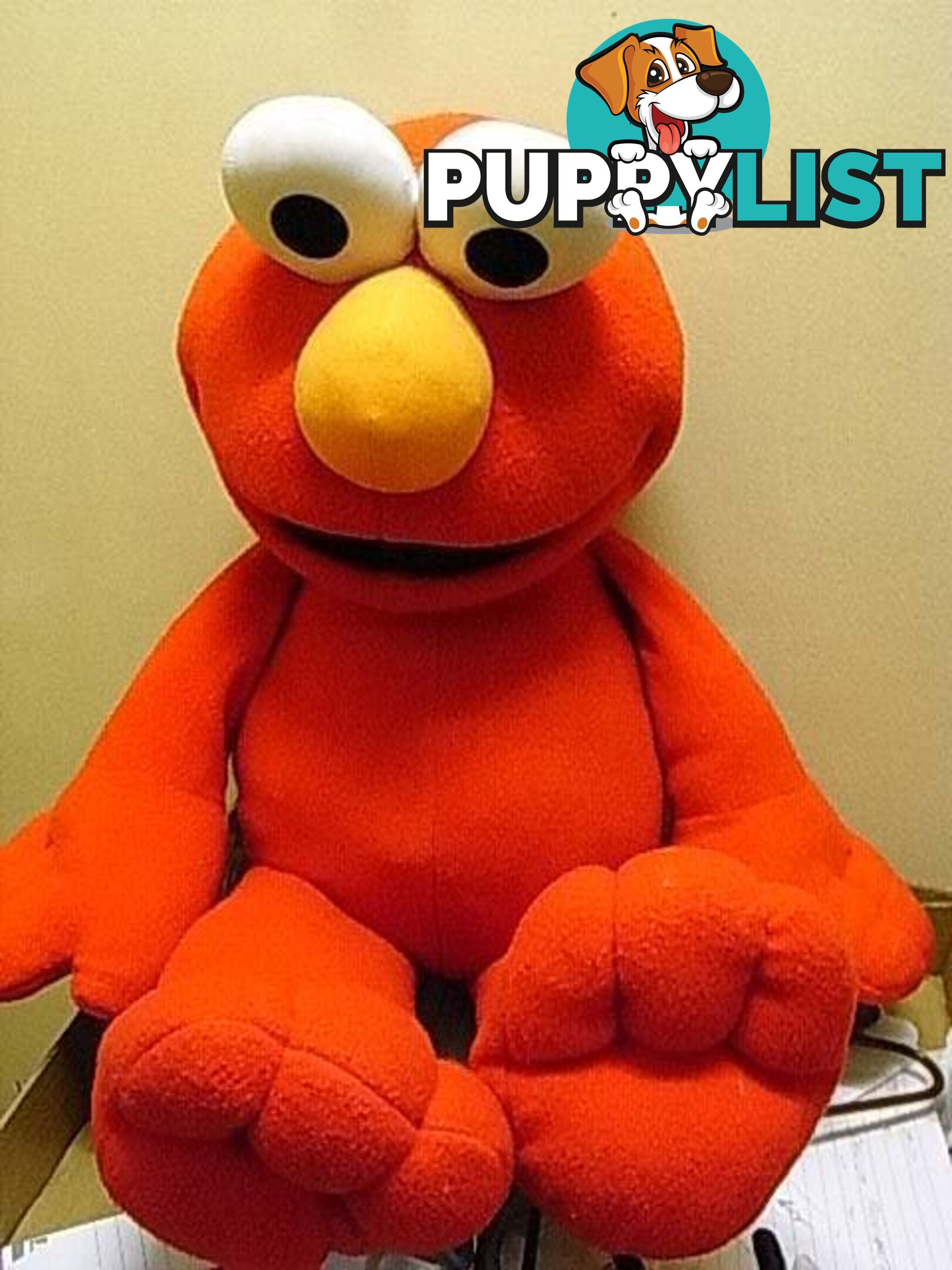 ELMO...elmo....huge TALKING Elmo....original item , Fisher Price