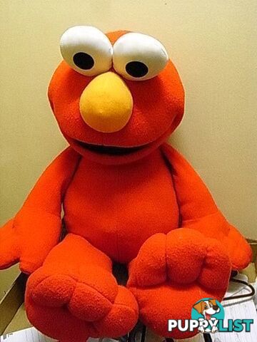 ELMO...elmo....huge TALKING Elmo....original item , Fisher Price