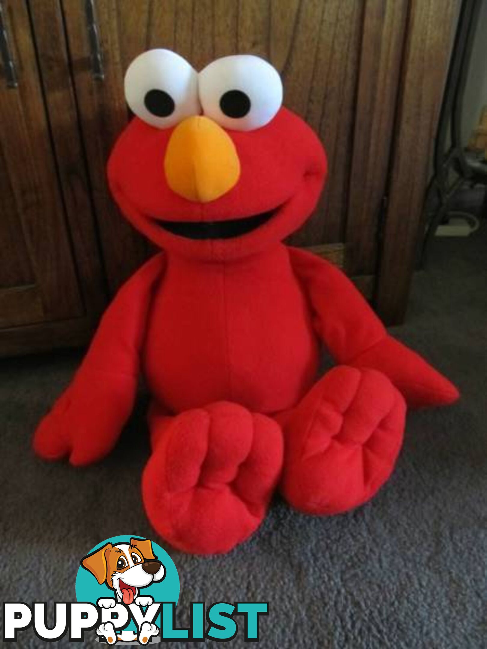 ELMO...elmo....huge TALKING Elmo....original item , Fisher Price