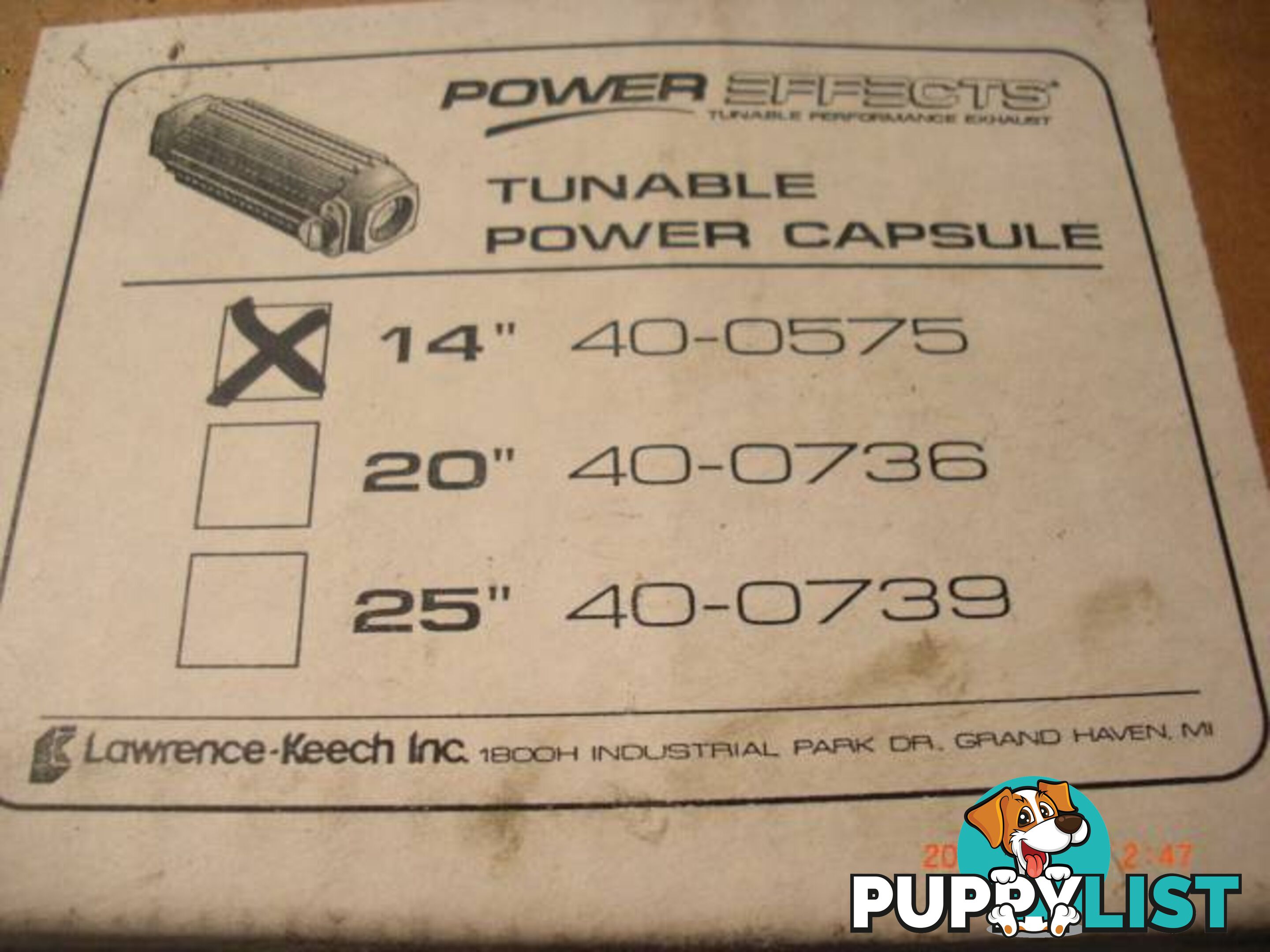 2X POWER EFFECTS TURNABLE POWER CAPSULE EXHAUSTS 3 INCH BORE