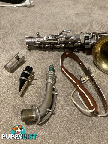 C.C. Conn Ltd vintage saxophone - about 1924 - in original case.