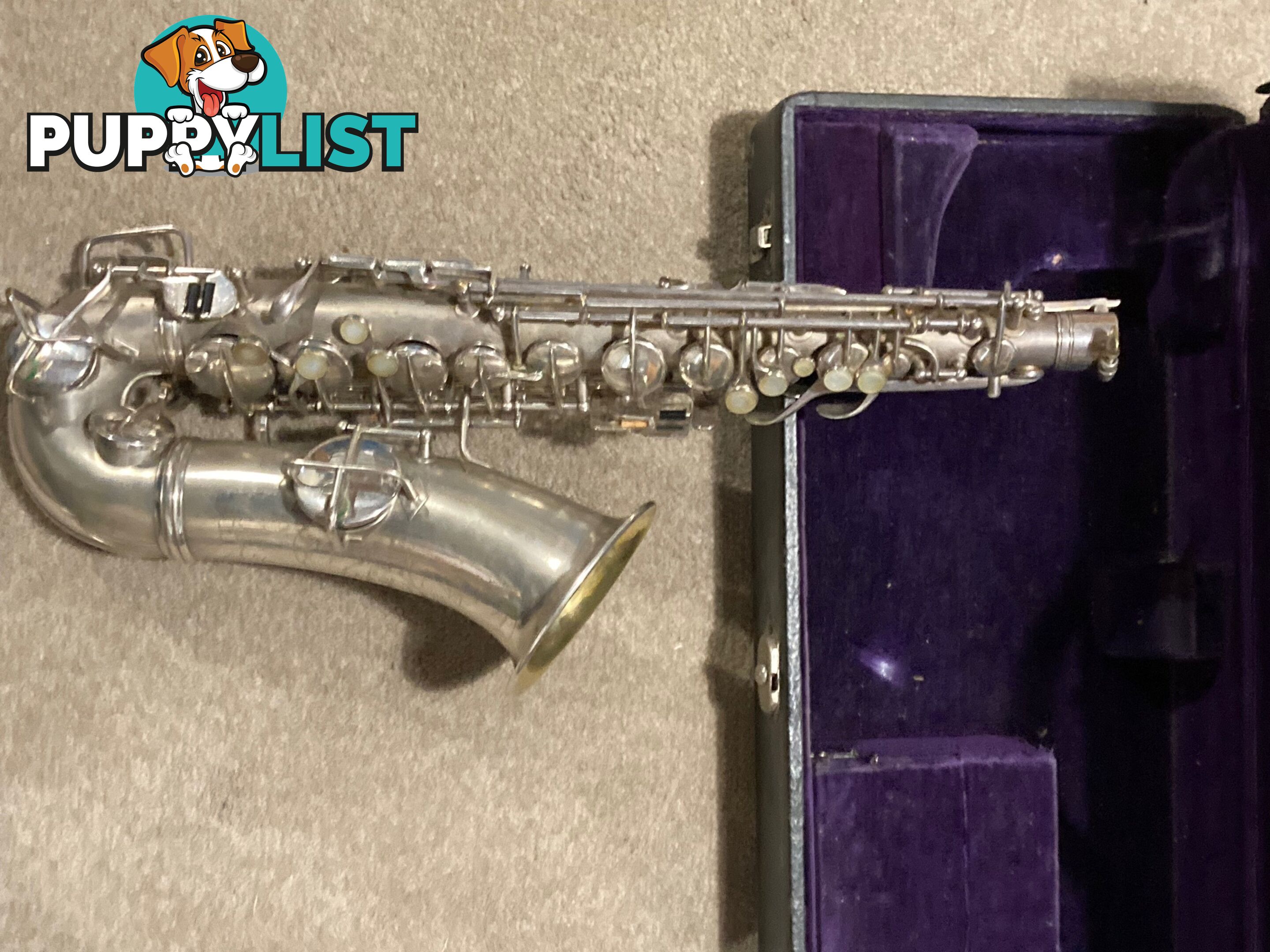 C.C. Conn Ltd vintage saxophone - about 1924 - in original case.