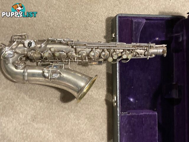 C.C. Conn Ltd vintage saxophone - about 1924 - in original case.