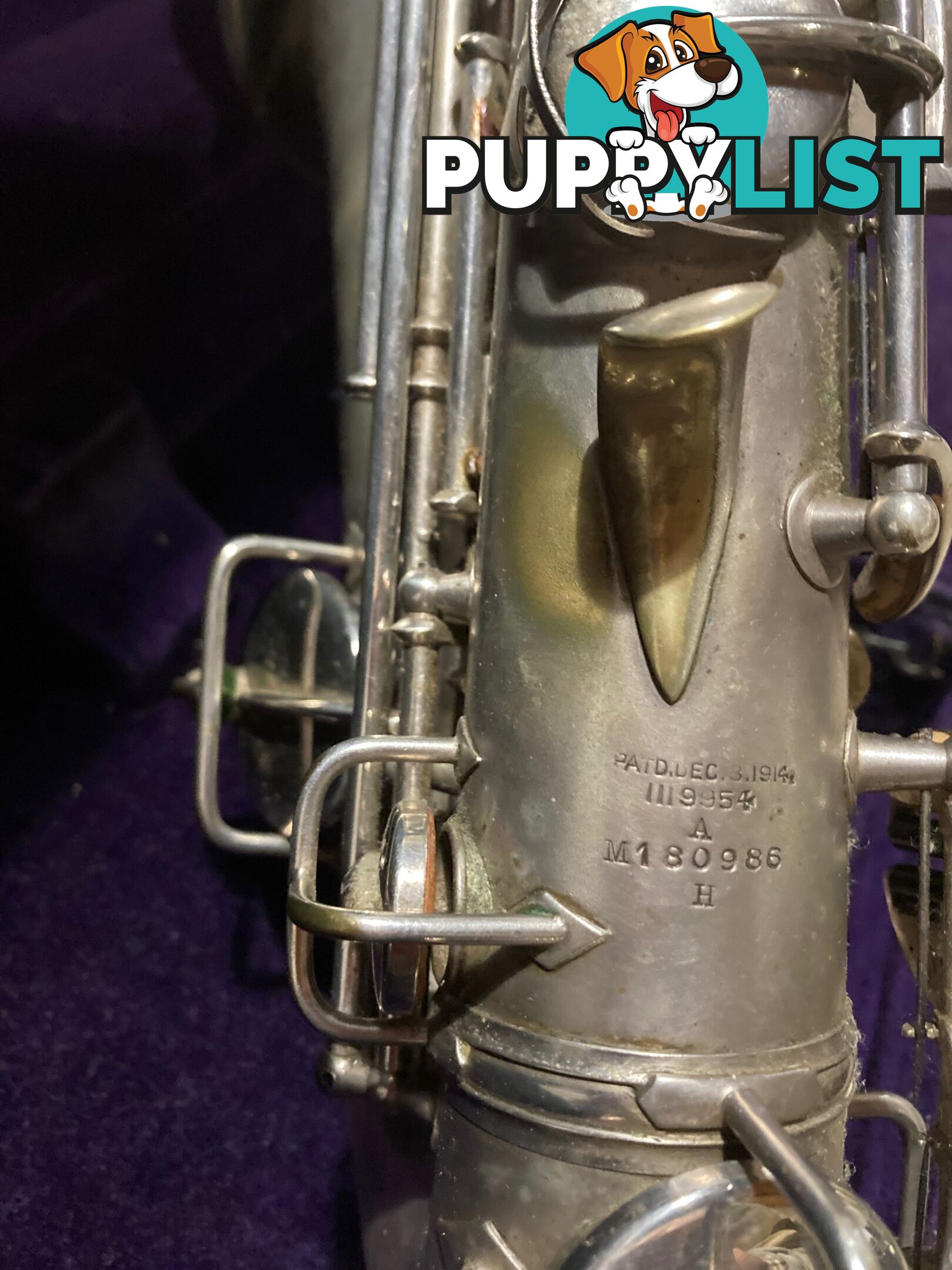 C.C. Conn Ltd vintage saxophone - about 1924 - in original case.