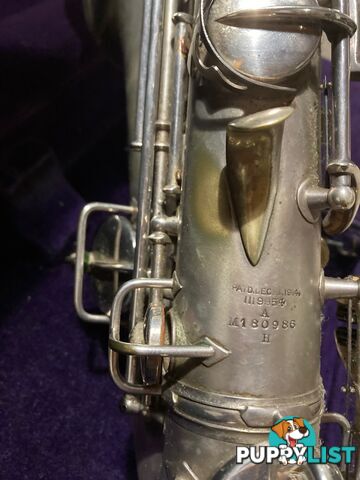 C.C. Conn Ltd vintage saxophone - about 1924 - in original case.