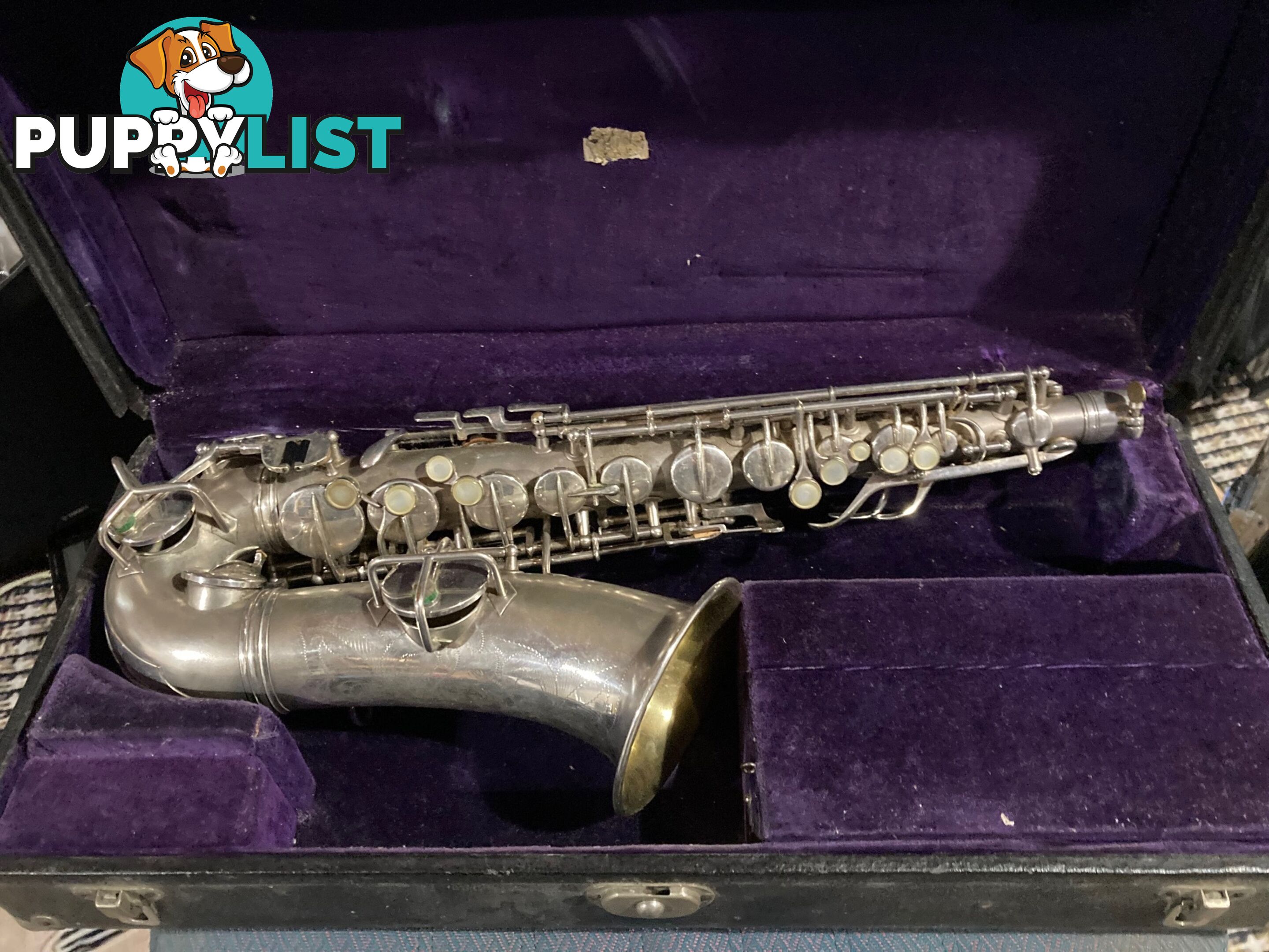 C.C. Conn Ltd vintage saxophone - about 1924 - in original case.
