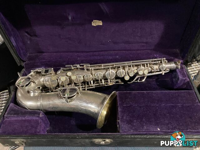 C.C. Conn Ltd vintage saxophone - about 1924 - in original case.