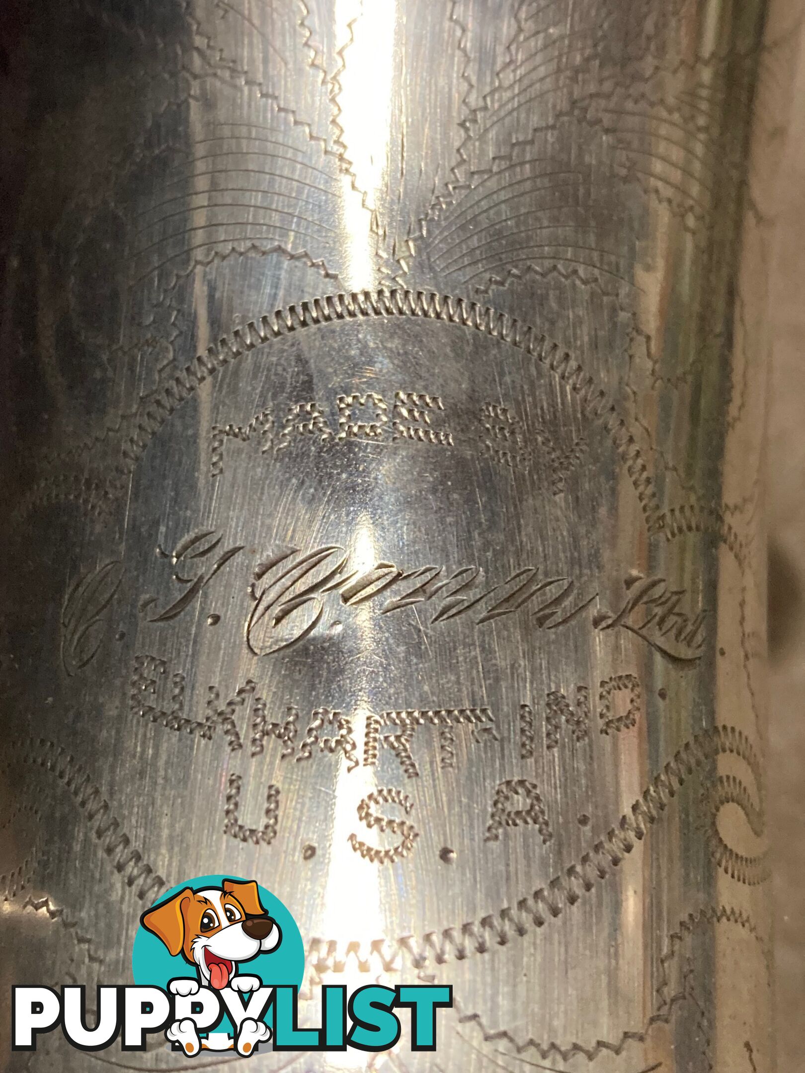 C.C. Conn Ltd vintage saxophone - about 1924 - in original case.