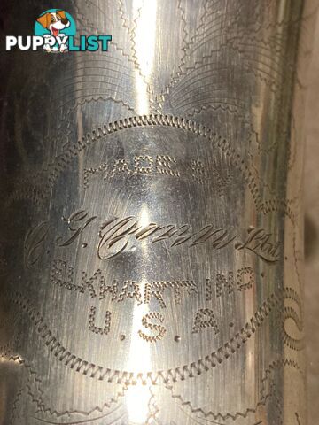 C.C. Conn Ltd vintage saxophone - about 1924 - in original case.