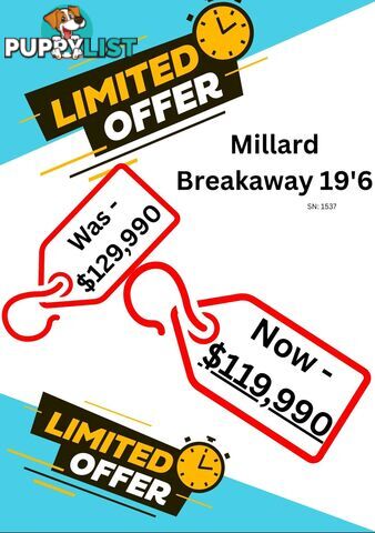 2023 MILLARD BREAKAWAY CARAVAN 19'6