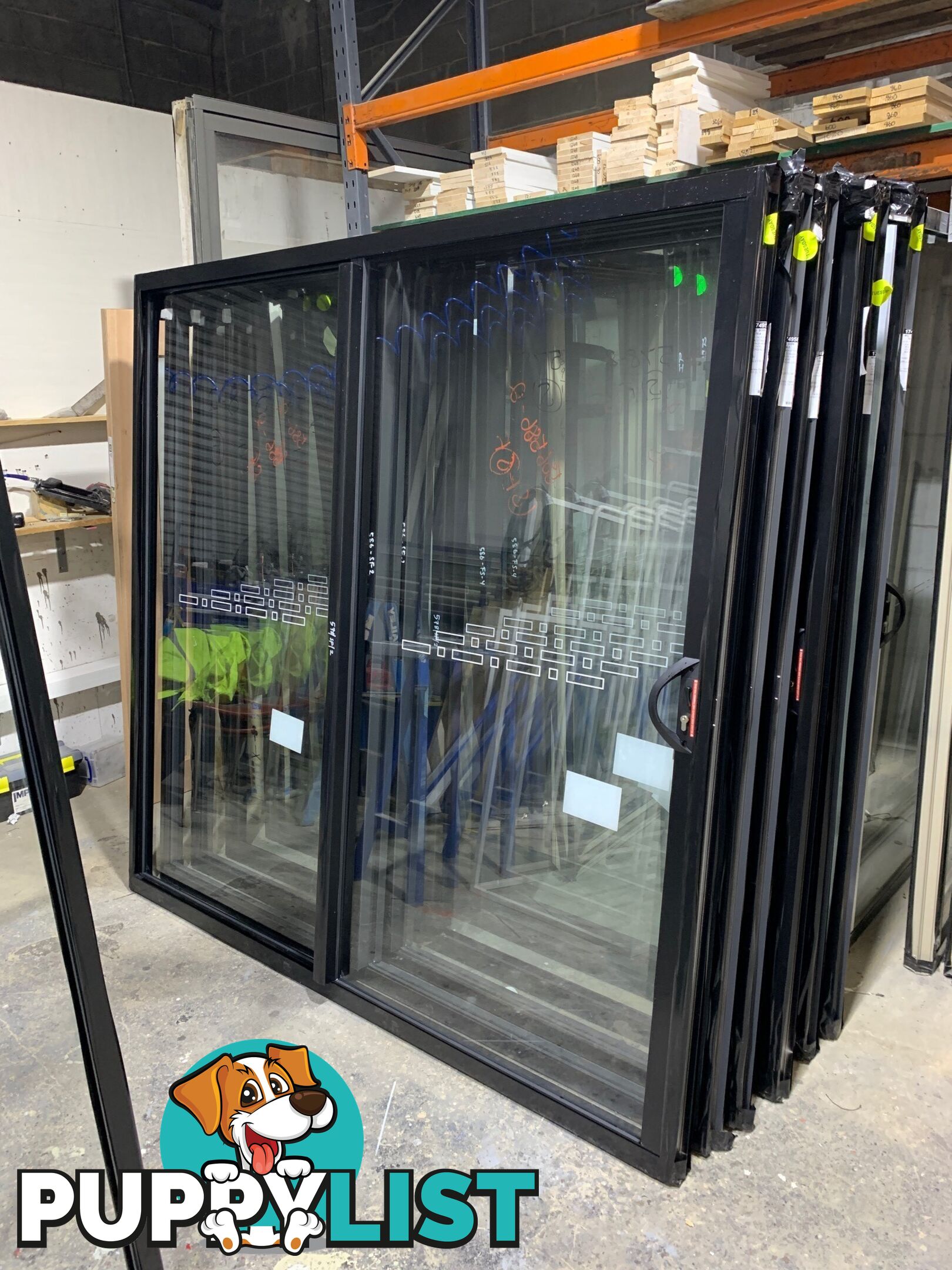 Australian made aluminium doors in stock now.