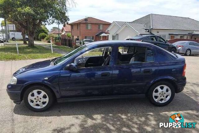 2001 HOLDEN ASTRA CD TS HATCHBACK