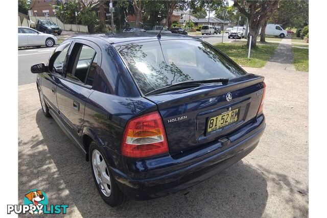 2001 HOLDEN ASTRA CD TS HATCHBACK