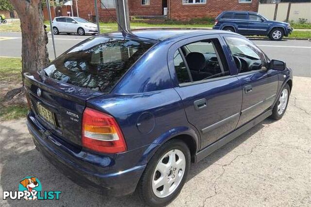 2001 HOLDEN ASTRA CD TS HATCHBACK