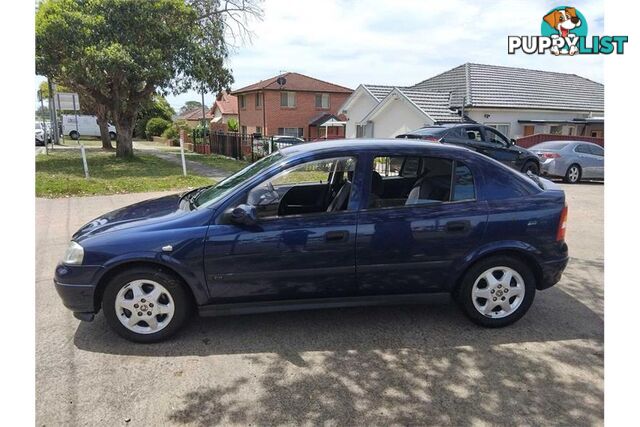 2001 HOLDEN ASTRA CD TS HATCHBACK