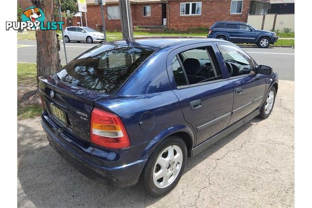 2001 HOLDEN ASTRA CD TS HATCHBACK