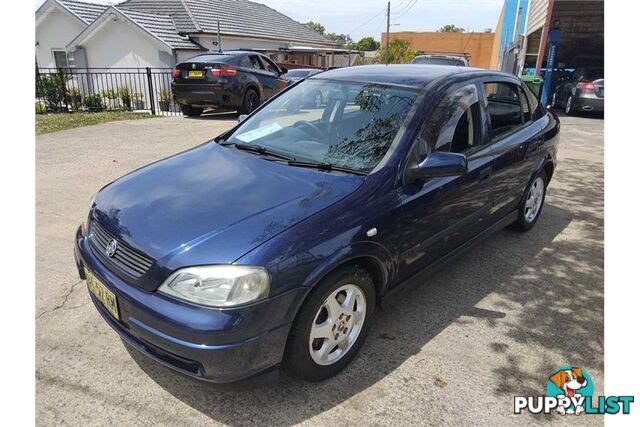 2001 HOLDEN ASTRA CD TS HATCHBACK