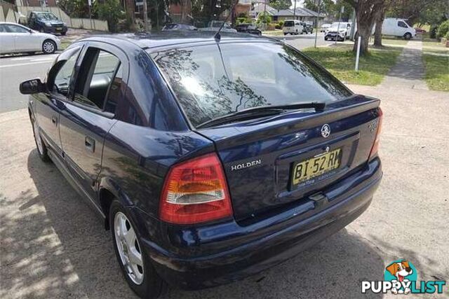 2001 HOLDEN ASTRA CD TS HATCHBACK