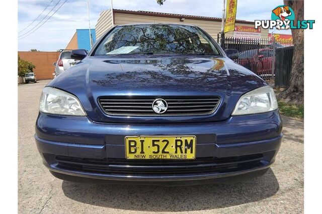 2001 HOLDEN ASTRA CD TS HATCHBACK