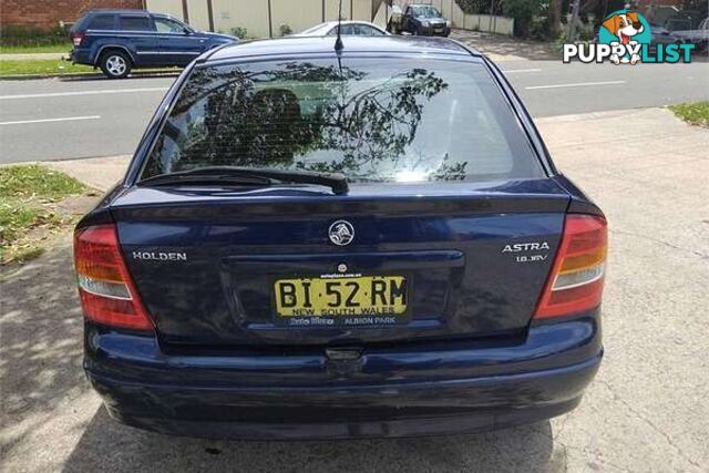 2001 HOLDEN ASTRA CD TS HATCHBACK