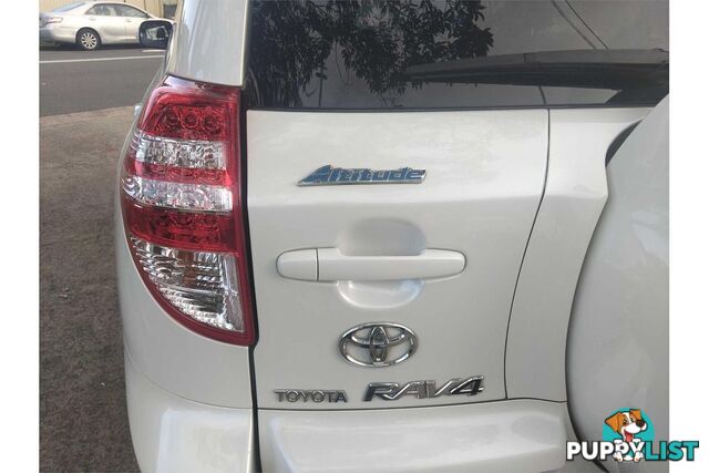 2011 TOYOTA RAV4 ALTITUDE ACA33R WAGON