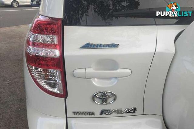 2011 TOYOTA RAV4 ALTITUDE ACA33R WAGON