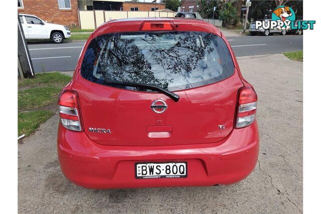 2011 NISSAN MICRA TI K13 HATCHBACK