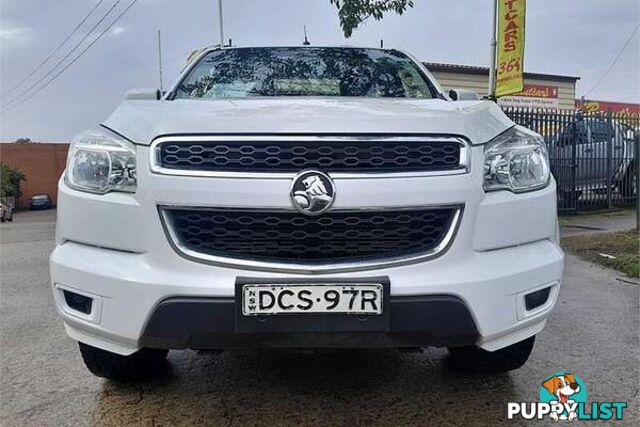 2016 HOLDEN COLORADO LS RG CAB CHASSIS