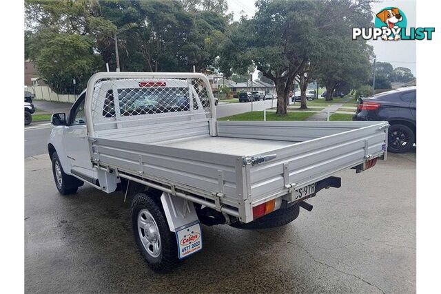 2016 HOLDEN COLORADO LS RG CAB CHASSIS