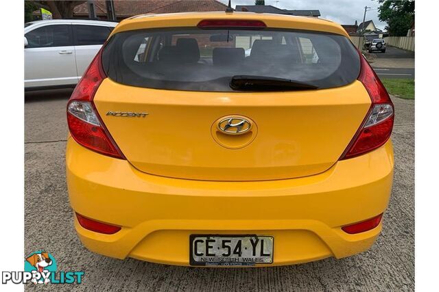 2015 HYUNDAI ACCENT ACTIVE RB3 HATCHBACK