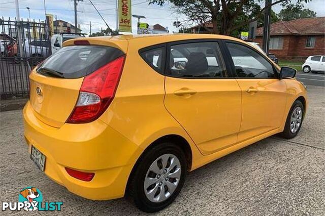 2015 HYUNDAI ACCENT ACTIVE RB3 HATCHBACK