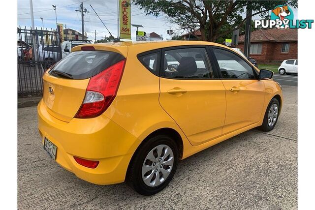 2015 HYUNDAI ACCENT ACTIVE RB3 HATCHBACK