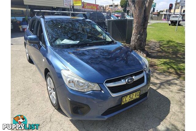 2012 SUBARU IMPREZA 2.0I G4 HATCHBACK